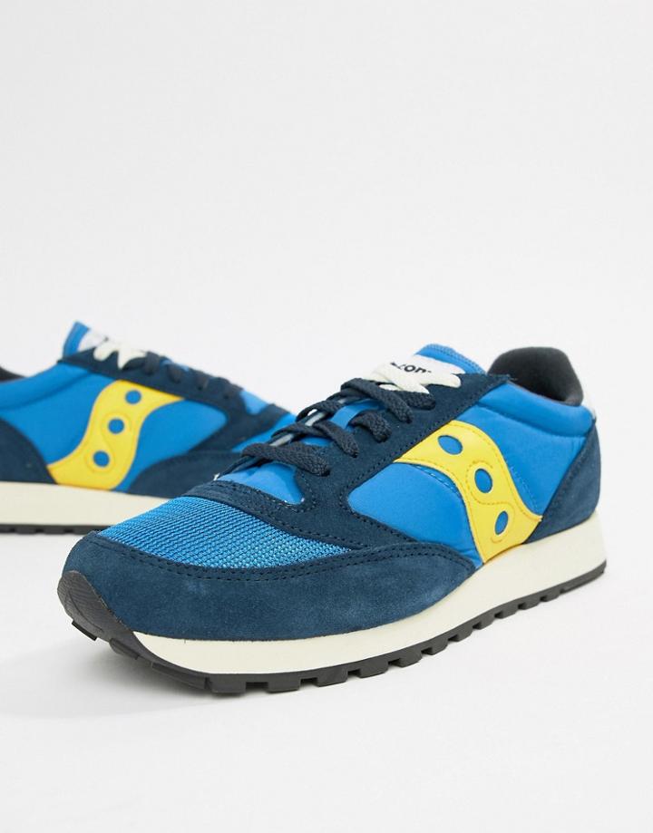 Saucony Jazz Original Vintage Sneakers In Blue - Blue