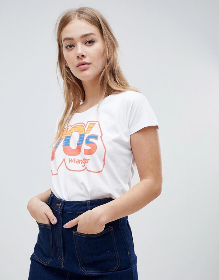 Wrangler 70's Graphic T-shirt - White
