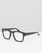 Gucci Square Clear Lens Glasses - Black