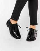 Truffle Collection Lona Brogues - Black High Shine