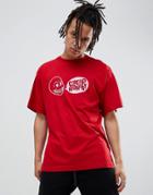 Cheap Monday Speech Logo T-shirt Red - Red