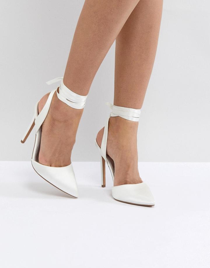 Asos Pied Piper Bridal High Heels - Cream