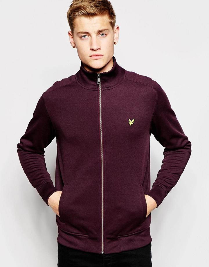 Lyle & Scott Vintage Track Jacket With Eagle Logo - Deep Plu