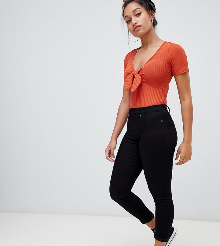 New Look Petite Skinny Jegging - Black