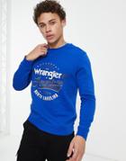 Wrangler Sweat With Logo In Blue