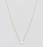 Dogeared Rose Gold Plated Pearls Of Happiness Large Pearl Necklace - Gold
