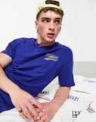 Puma Decor8 Logo T-shirt In Navy