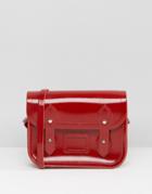 The Cambridge Satchel Company Micro Leather Satchel Bag In Patent Red