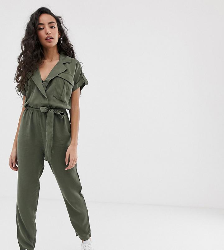 Noisy May Petite Utility Jumpsuit-multi