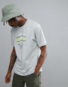 Columbia Mountain Sunset Logo T-shirt In Gray Marl - Gray