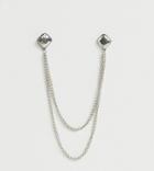 Designb Collar Tips In Silver - Silver