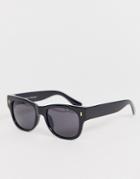 Aj Morgan Square Sunglasses In Black