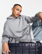 Asos Design Oversized Hoodie In Gray - Part Of A Set