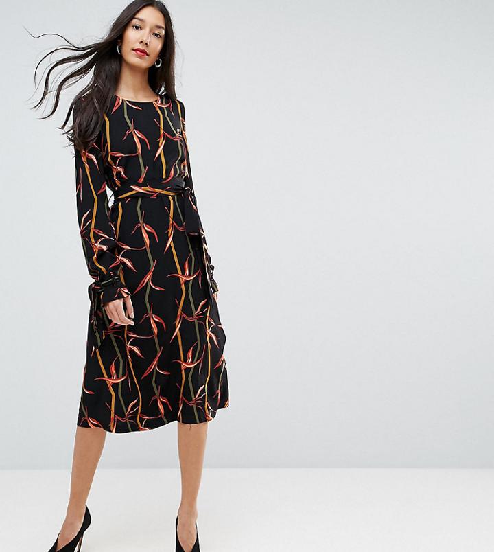 Y.a.s Tall Printed Midi Dress - Multi
