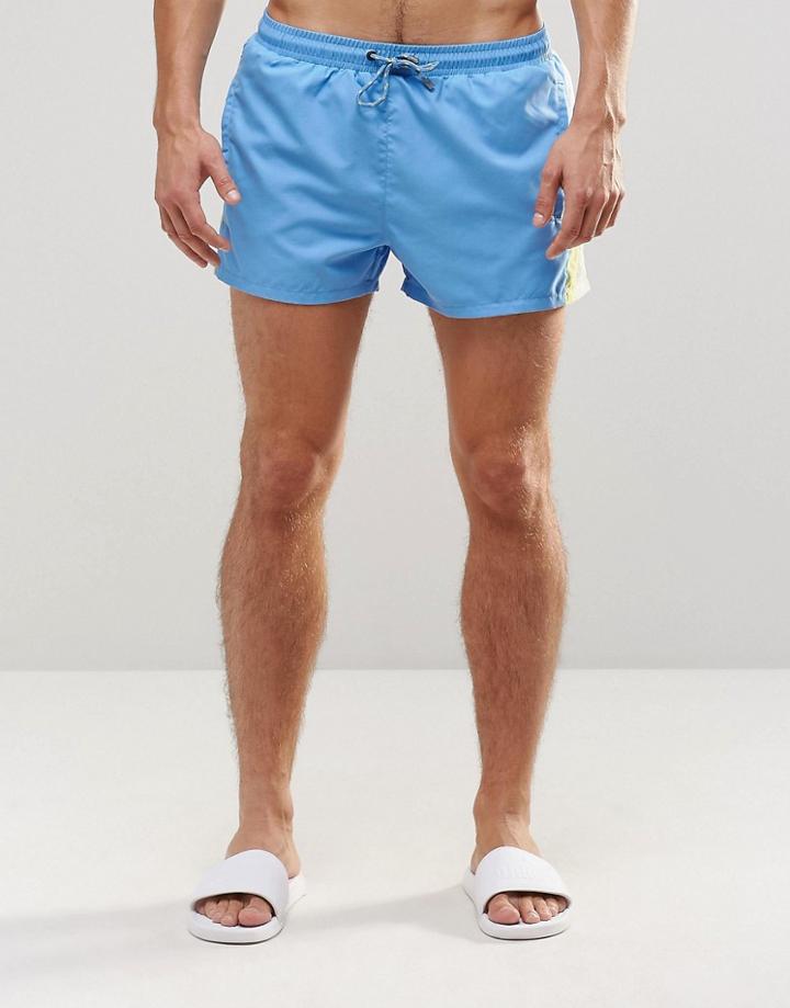 Hugo Boss Piabuco Swim Short In Blue - Blue