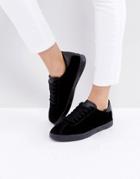 Truffle Collection Contrast Sneaker - Black