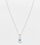 Kingsley Ryan Curve Sterling Silver Necklace With Eye Pendant