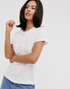 Asos Design Ultimate Organic Cotton T-shirt With Crew Neck In White - White