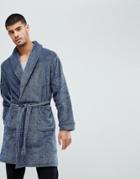 Original Penguin Fleece Robe - Blue