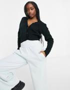 Unique21 V Neck Cardigan In Black