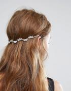 New Look Sparkle Back Hair Clips - Silver