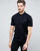 Hugo By Hugo Boss Dewlett Polo Tonal Logo Slim Fit In Black - Black