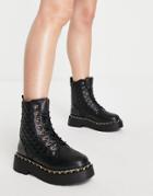River Island Quilted Chain Detail Ankle Boots In Black