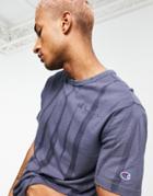 Champion Logo Tie-dye T-shirt In Black