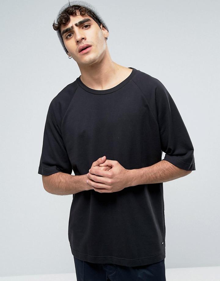 Dr Denim Thorn T-shirt Oversized Black - Black