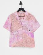 & Other Stories Marble Print Shirt In Multi - Part Of A Set