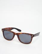 Ruby Rocks Chunky Sunglasses - Tort