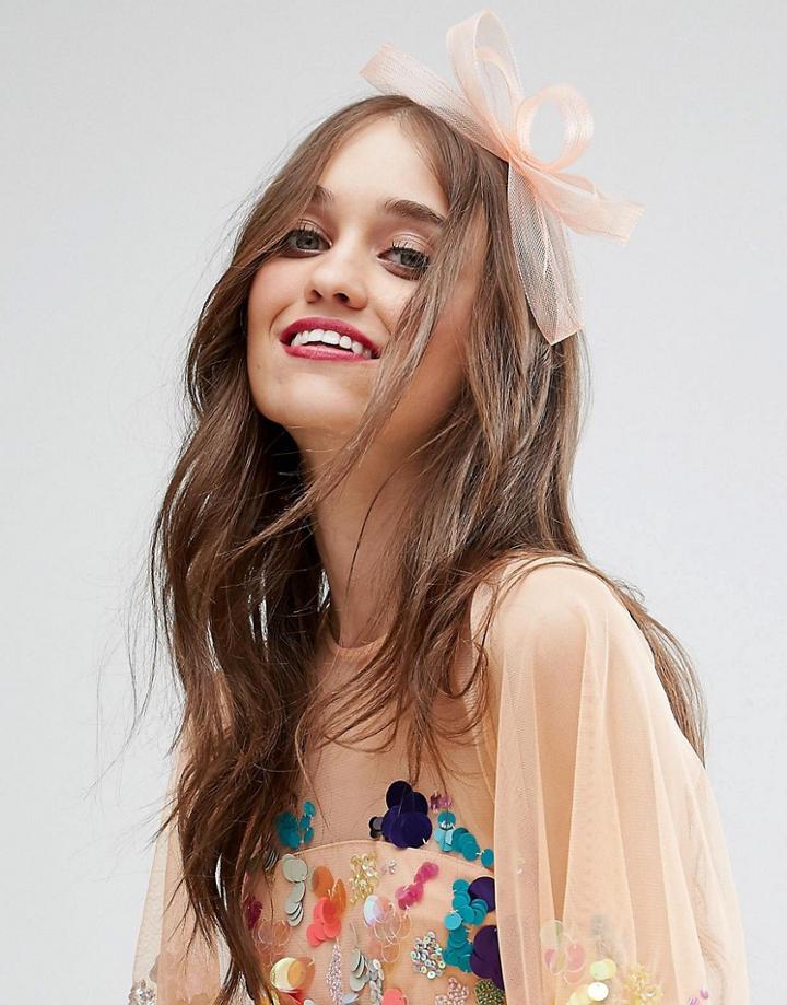 Asos Simple Hair Fascinator - Cream