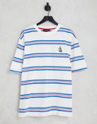 Nautica Archive Ashford Oversized Stripe T-shirt In White