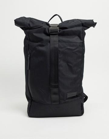 Consigned Roll Top Clip Backpack-black