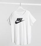 Nike Plus Futura Logo T-shirt In White