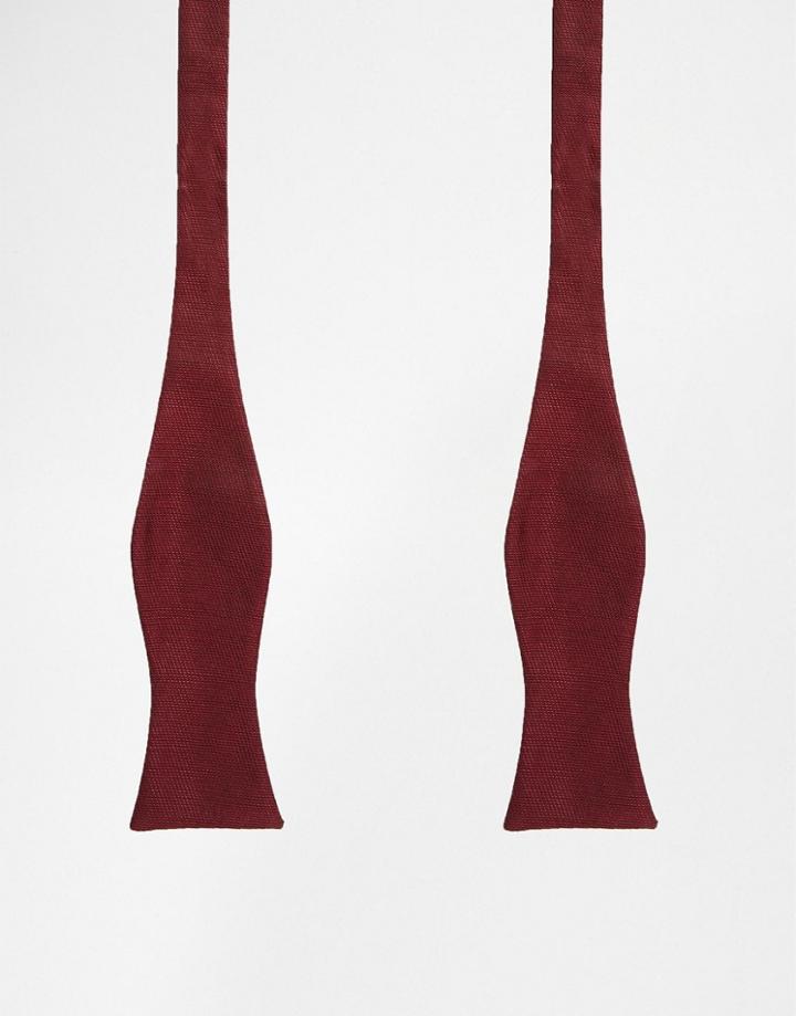 Asos Self Tie Bow Tie - Red