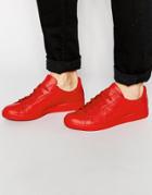 Armani Jeans Logo Sneakers - Red