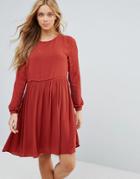 Pepe Jeans London Mews Dress - Brown