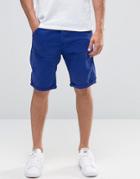 G-star Elwood 5620 Denim Shorts 3d Tapered - Bright Prince Blue