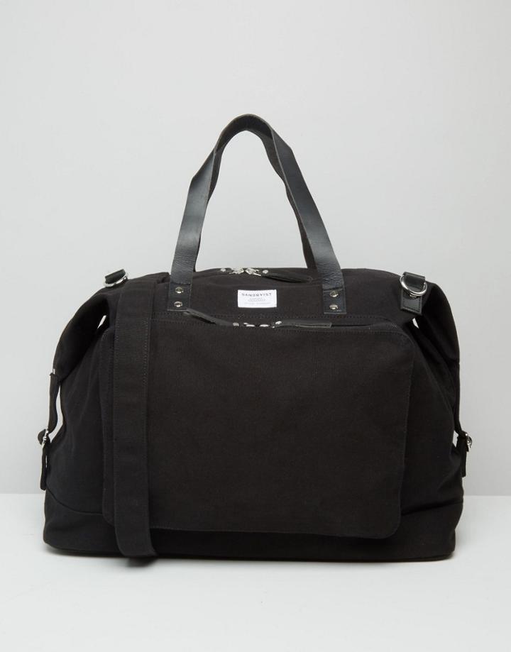 Sandqvist Charles Carryall Bag In Black - Black