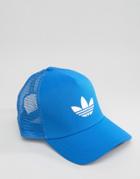Adidas Trefoil Trucker Hat - Blue