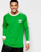 Adidas Originals Adicolor Long Sleeve T-shirt In Green B10658 - Green