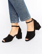 Asos One Way Heels - Black