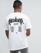 10 Deep T-shirt With Tour Back Print - White
