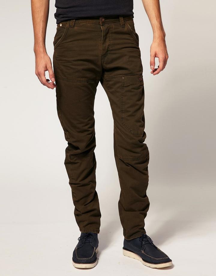 Mqt Drop Crotch Cargo - Green