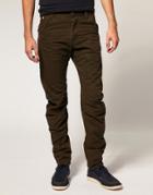 Mqt Drop Crotch Cargo - Green