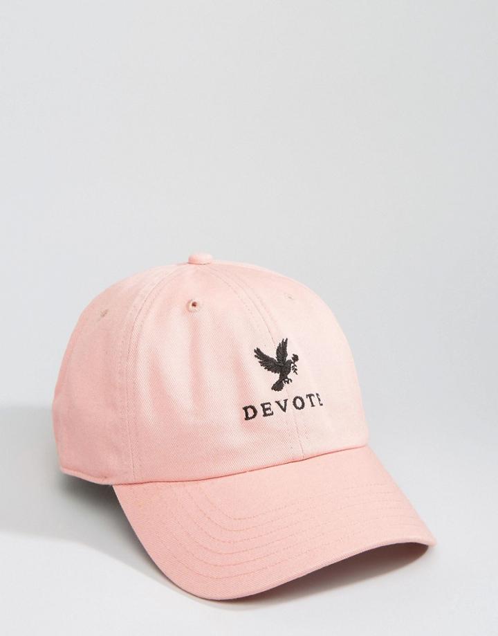 Devote Baseball Cap In Pink - Pink