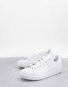 Adidas Originals Vegan Stan Smith Sneakers In Triple White