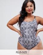 Unique21 Hero Snake Print Swimsuit - Multi