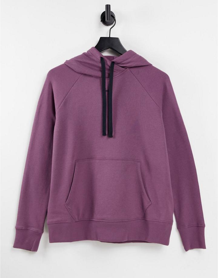 Under Armour Rival Fleece Hoodie In Purple